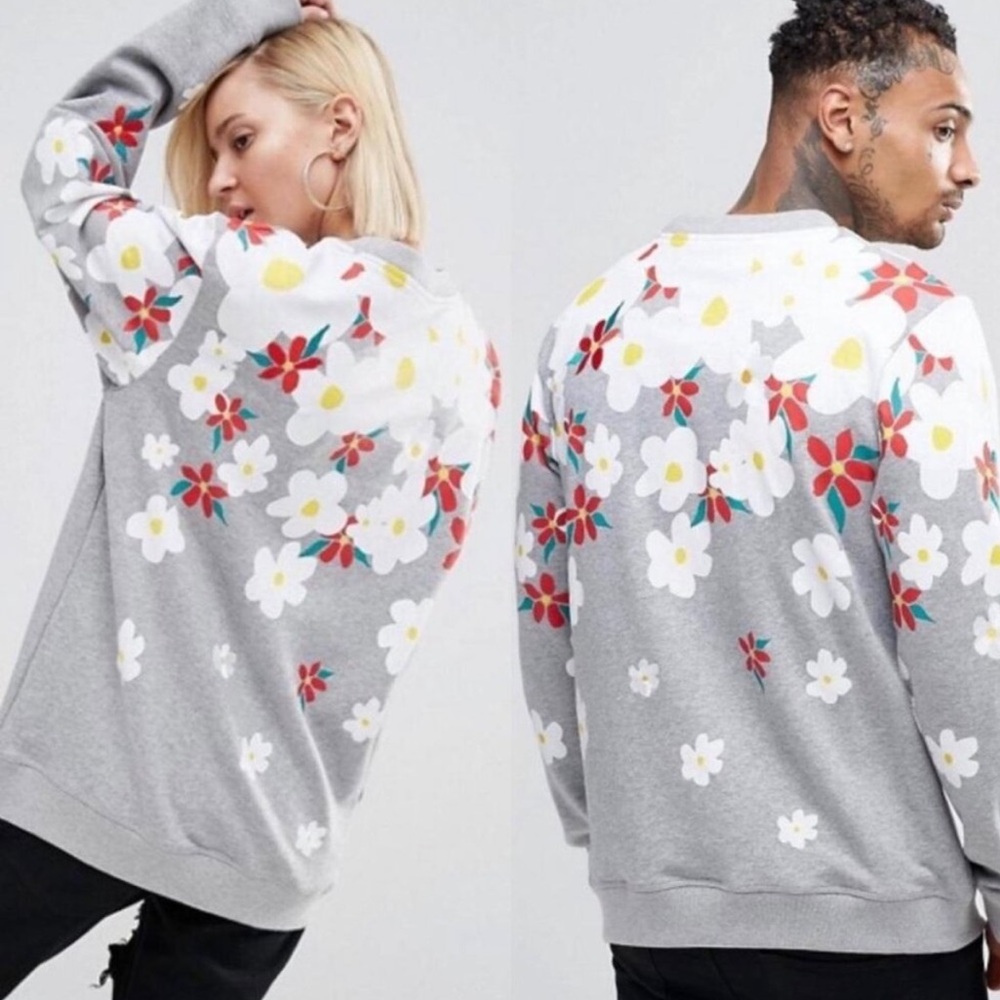 adidas x Pharrell Williams Floral Sweatshirt - Picture 2 of 6